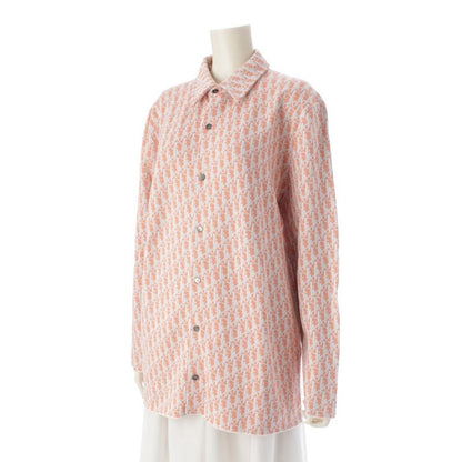 Christian Dior 20SS Cotton Oblique All Over Pattern Long Sleeve Shirt Tops