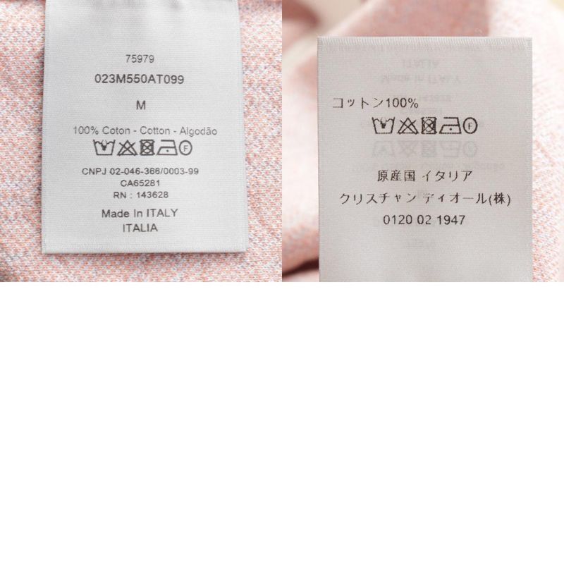 Christian Dior 20SS Cotton Oblique All Over Pattern Long Sleeve Shirt Tops