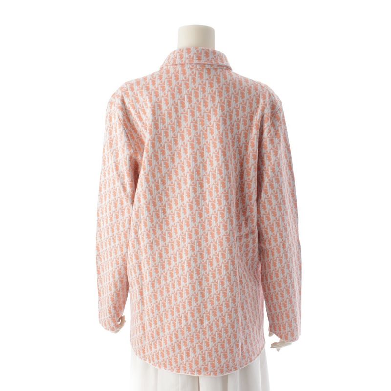 Christian Dior 20SS Cotton Oblique All Over Pattern Long Sleeve Shirt Tops