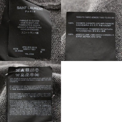 Saint Laurent 13 Years Edit Limant Period Cashmere Oversized Knit Sweater Tops