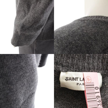 Saint Laurent 13 Years Edit Limant Period Cashmere Oversized Knit Sweater Tops