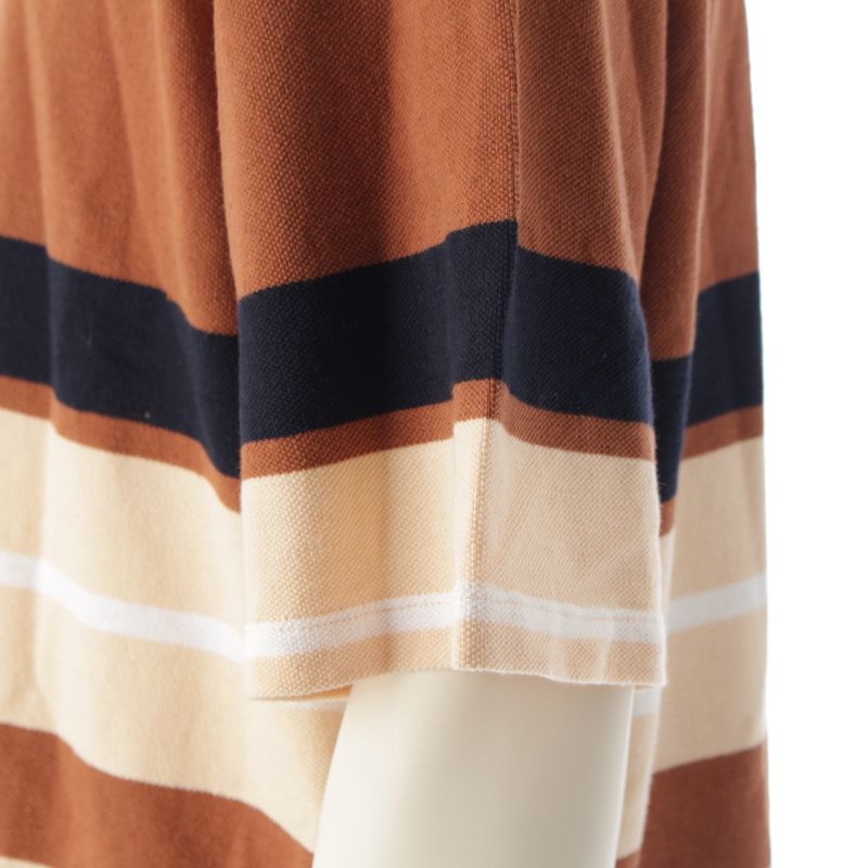 Loewe Paulazuiza Anagram Logo Border Pattern Oversized Polo Shirt Short Sleeve