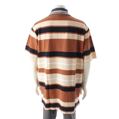 Loewe Paulazuiza Anagram Logo Border Pattern Oversized Polo Shirt Short Sleeve