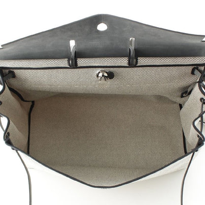 Hermes Herbag Her Bag Zip 50 le Tourne Cabin Toile GM Shoulder Handbag