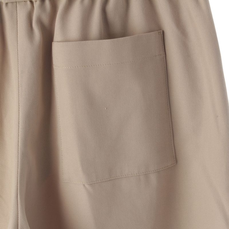 Loewe 25SS Cotton Anagram Logo Layered Cropped Chino Pants Trousers Slacks