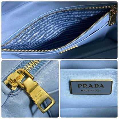 Prada Glace Calf Rabbit Handbag