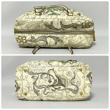 Prada Glace Calf Rabbit Handbag