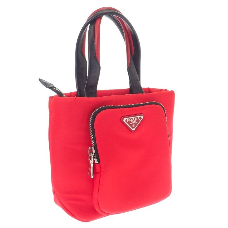 Prada Tessuto Pocket Cargo Small 1 Bg270 Tote Bag 2-Way Shoulder Nylon