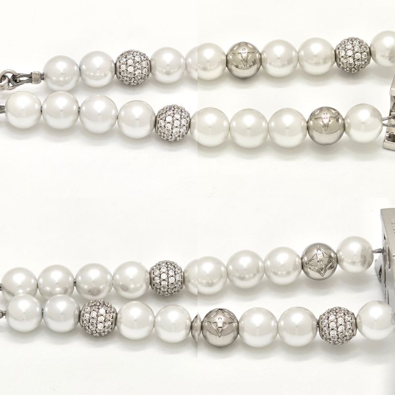 Louis Vuitton Bracelet Dandy Pearl Arm Circumference Approx