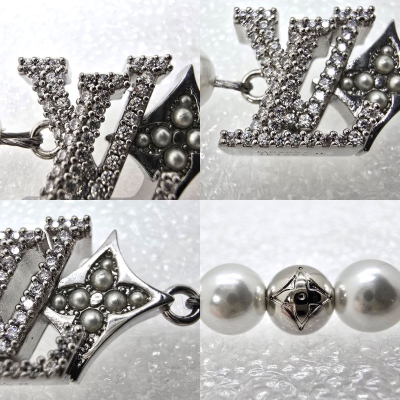 Louis Vuitton Bracelet Dandy Pearl Arm Circumference Approx