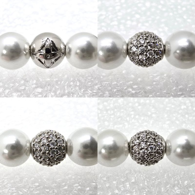 Louis Vuitton Bracelet Dandy Pearl Arm Circumference Approx
