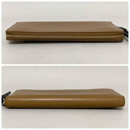 Loewe Knot Zip Around Wallet Camel