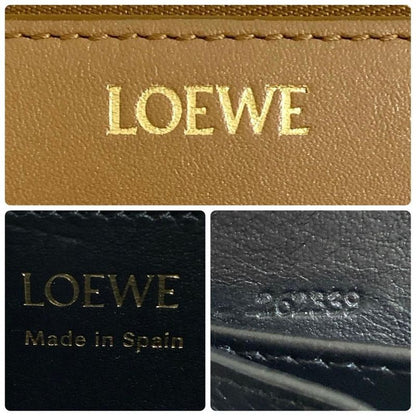 Loewe Knot Zip Around Wallet Camel