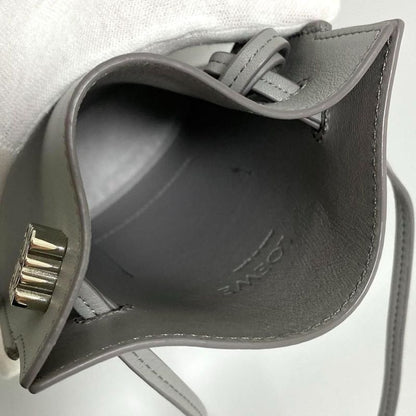 Loewe Dice Pocket Shoulder Bag Gray Anagram