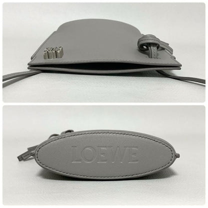 Loewe Dice Pocket Shoulder Bag Gray Anagram