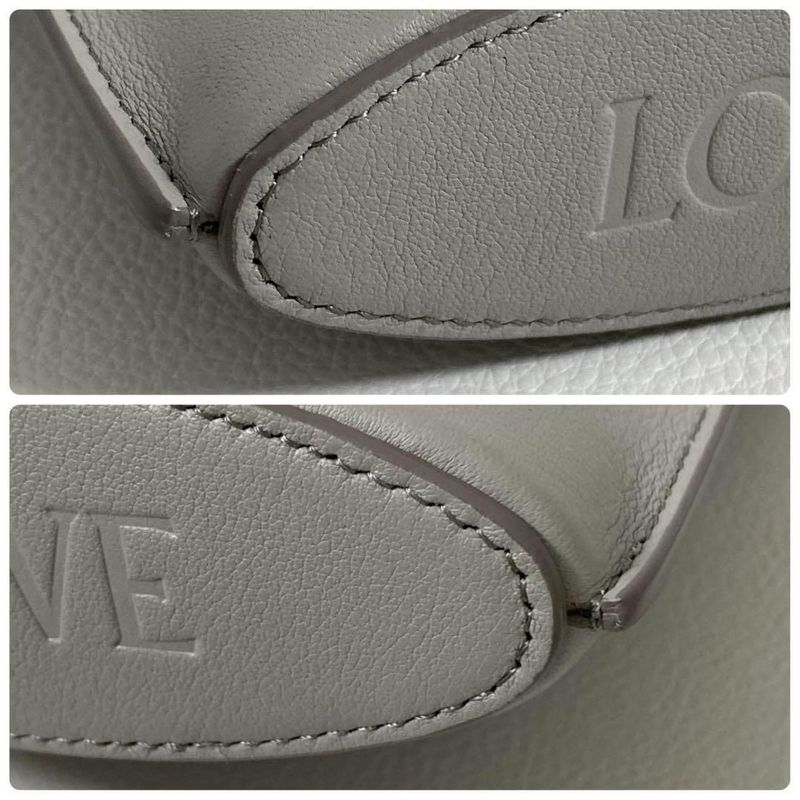 Loewe Dice Pocket Shoulder Bag Gray Anagram