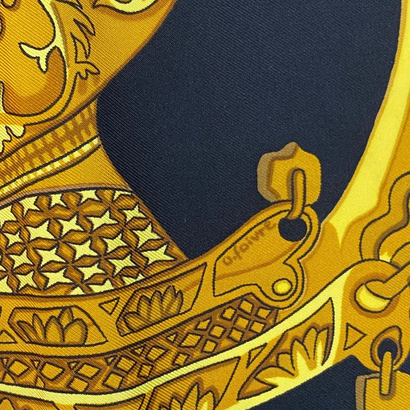 Hermes Kare90 Armets En Panache Feathered Cavalry Helmet Black X Gold Scarf