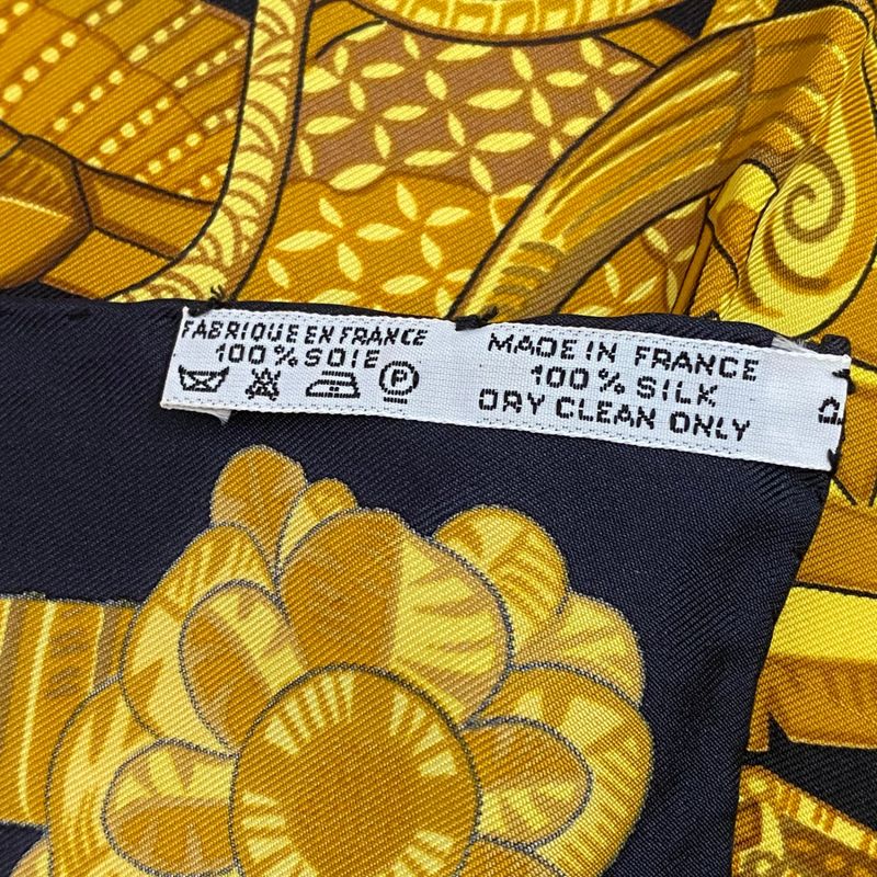 Hermes Kare90 Armets En Panache Feathered Cavalry Helmet Black X Gold Scarf