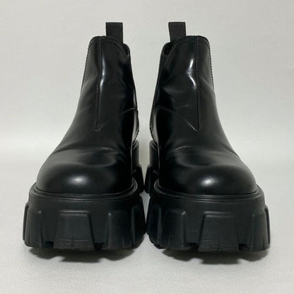 Prada Monolith Side Gore Boots 35.5 Black Short