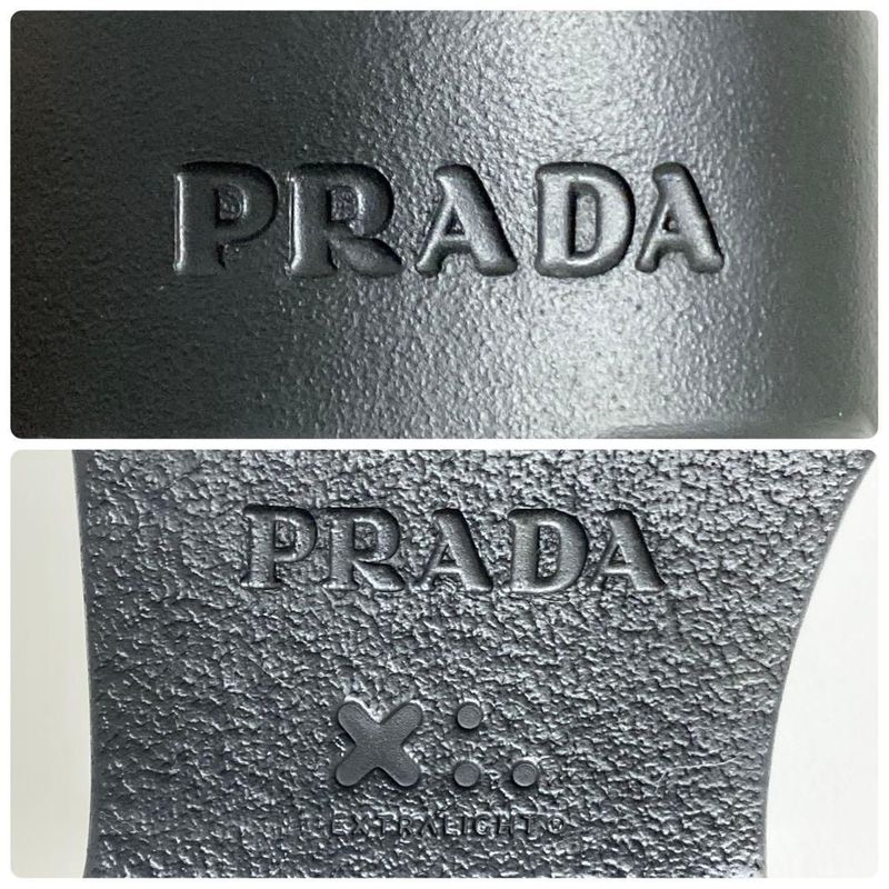Prada Monolith Side Gore Boots 35.5 Black Short