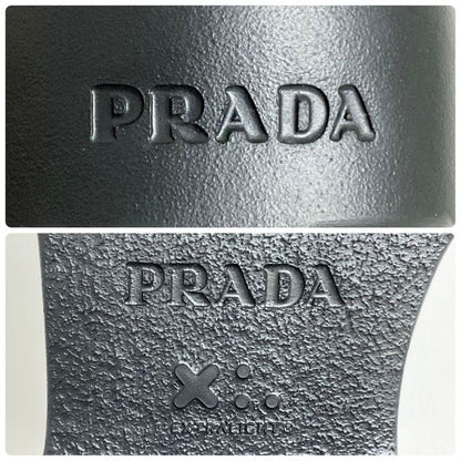 Prada Monolith Side Gore Boots 35.5 Black Short