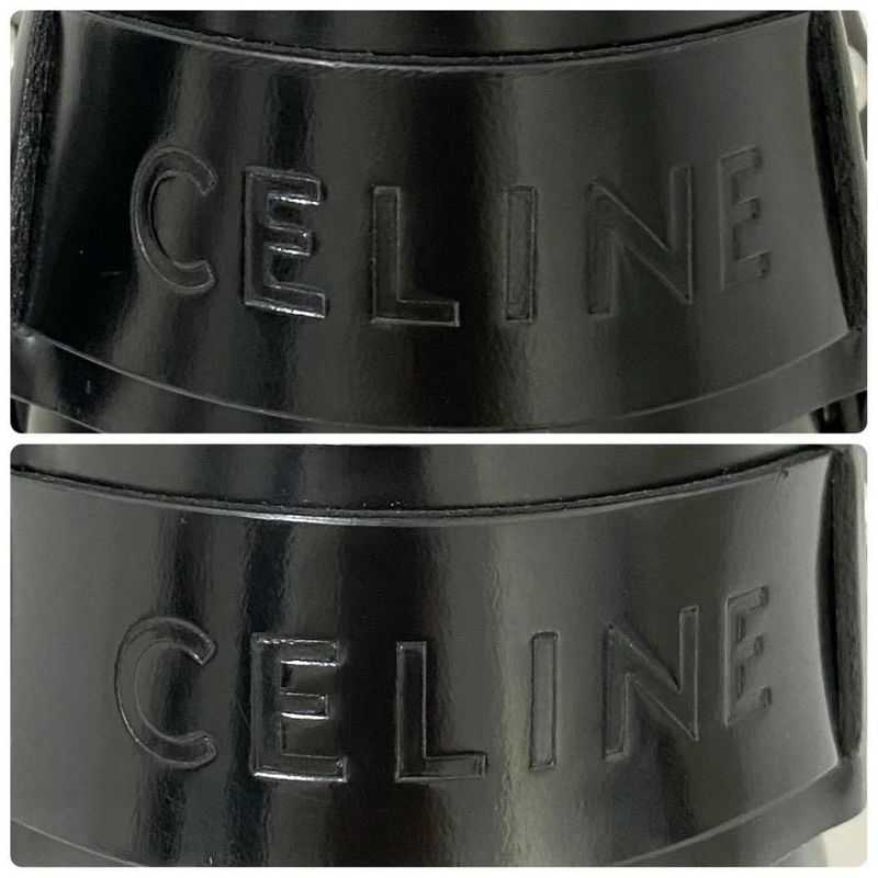 Celine Camargue Biker Chelsea Boots 39 Black