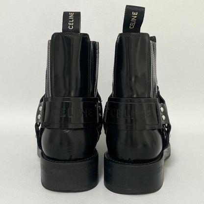 Celine Camargue Biker Chelsea Boots 39 Black