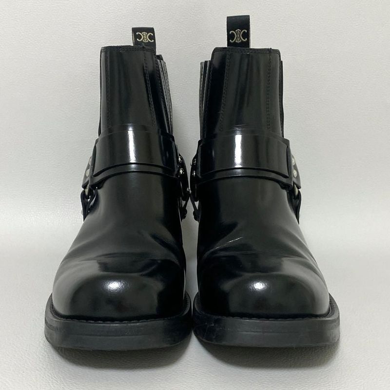 Celine Camargue Biker Chelsea Boots 39 Black