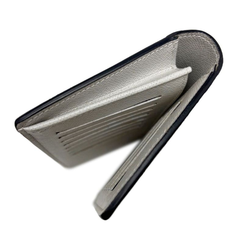 Louis Vuitton Wallet White Taigarama Portefeuille Brazza