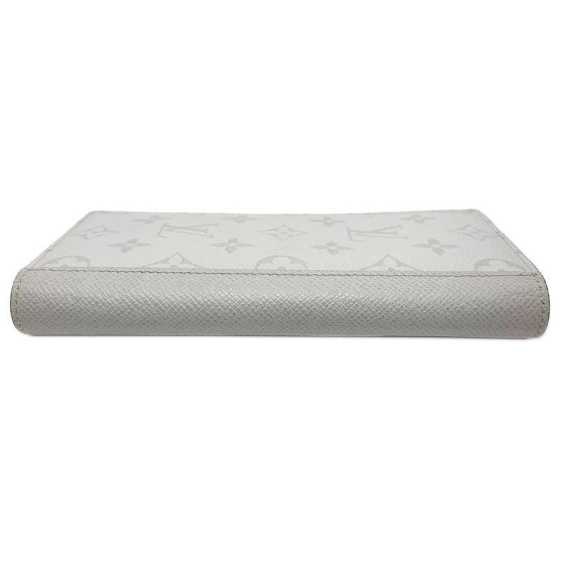 Louis Vuitton Wallet White Taigarama Portefeuille Brazza