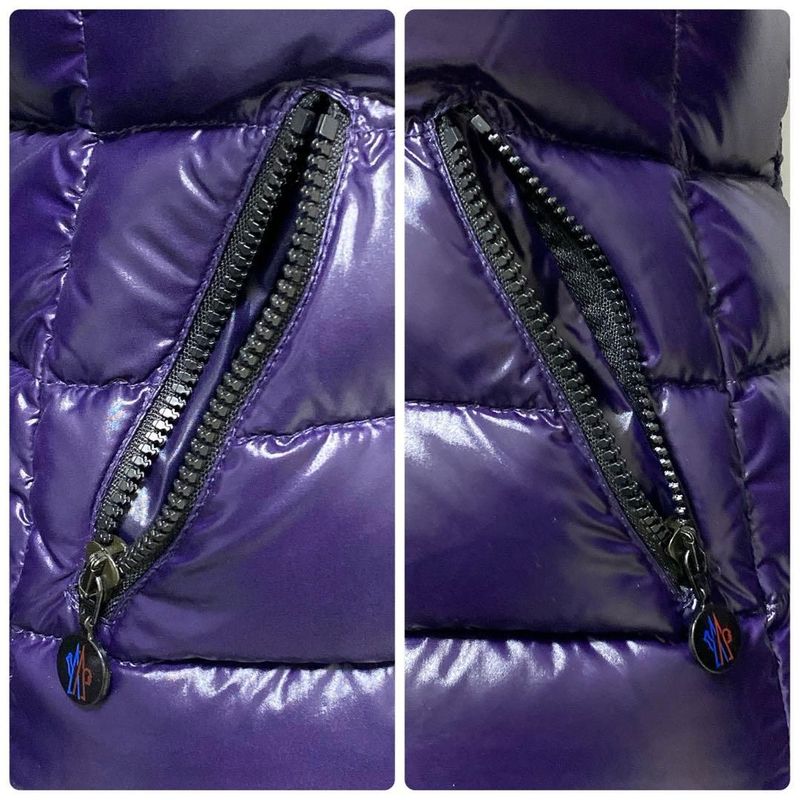 Moncler Bady Down Jacket 0 Purple
