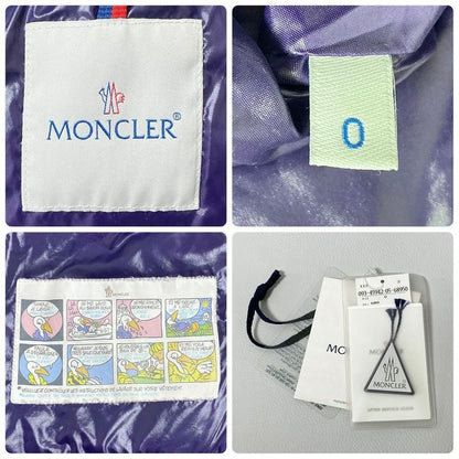 Moncler Bady Down Jacket 0 Purple