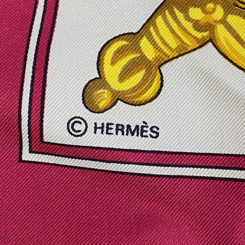 Hermes Scarf Silk Carre 90 LE Tarot Card Multicolor