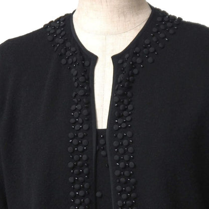 Celine Ensemble M All Cashmere Knit Cardigan Sweater