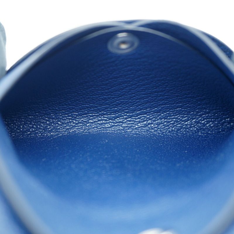 Hermes Calvi Duo Blue-navy-silver-hardware K Stamp Manufactured In 2025