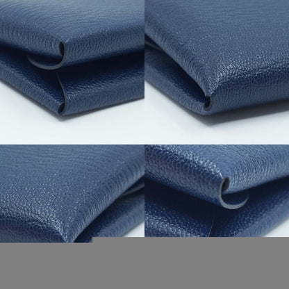 Hermes Calvi Duo Blue-navy-silver-hardware K Stamp Manufactured In 2025