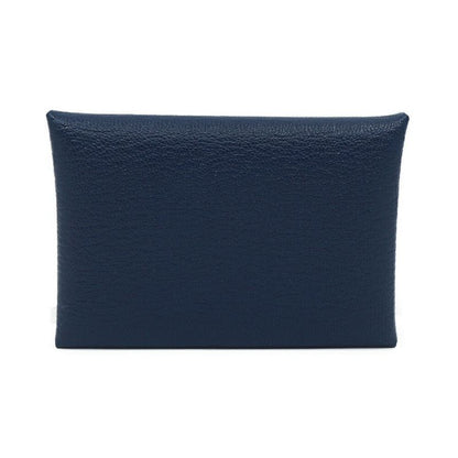 Hermes Calvi Duo Blue-navy-silver-hardware K Stamp Manufactured In 2025