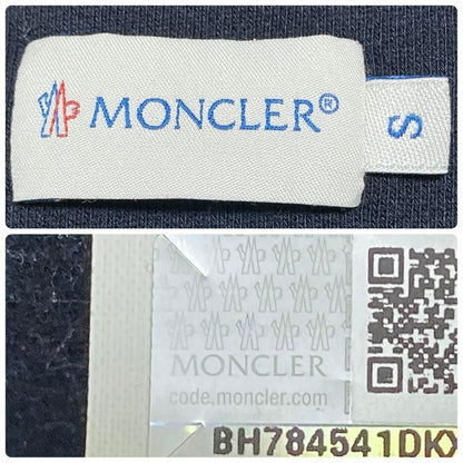 Moncler Down Jacket S Black Zip Up Hoodie