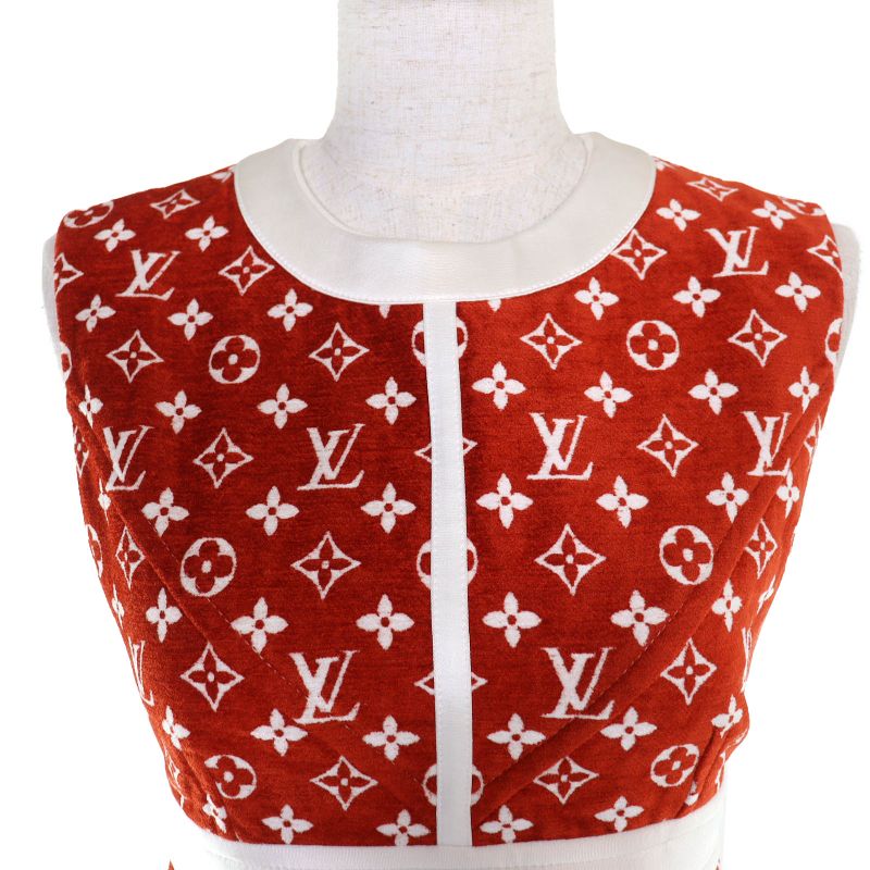 △louis Vuitton 22AW Monogram Taua Ring Sleeveless Tunic Tops Brown 34 With