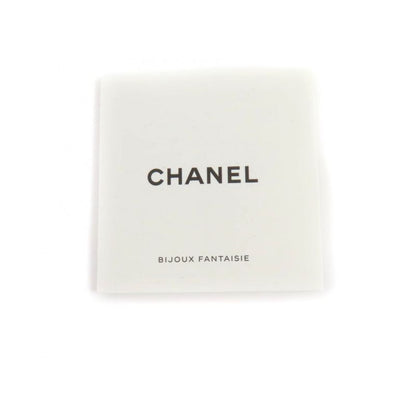 Chanel 2025 B25P Coco Mark Natural Stone Rhinestone Necklace White Pink Silver