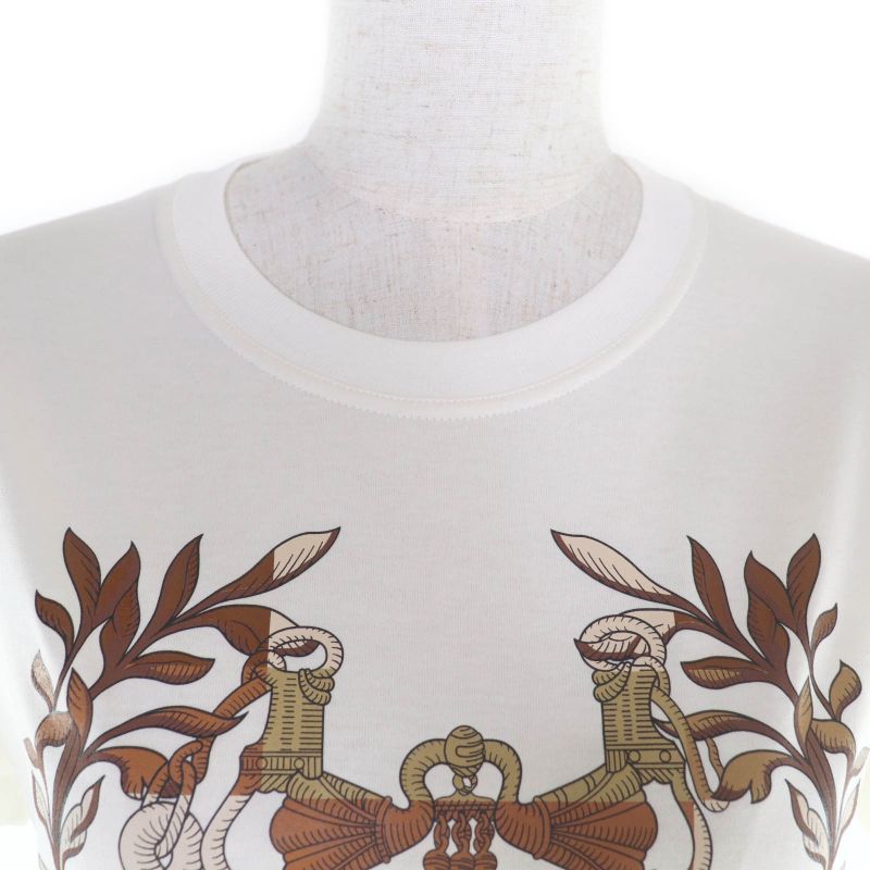 Hermes Made In 2024 4e4530da Della Cavalleria 100% Cotton Crew Neck Short