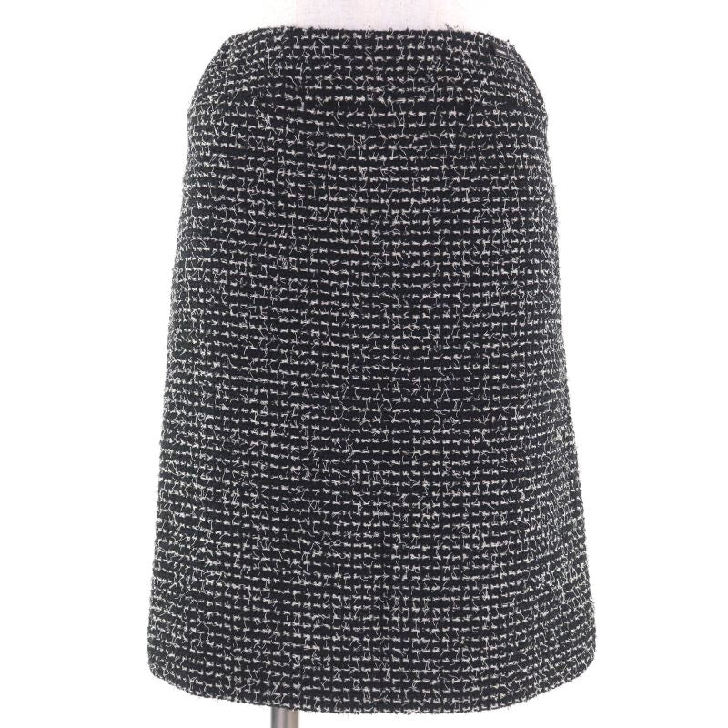 ◇chanel Vintage 03C P20548 P20413 Wool Matelasse Tweed Setup Suit With Coco