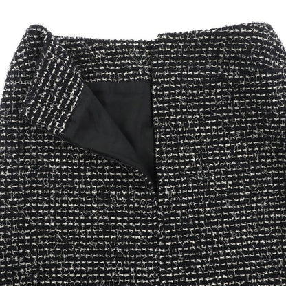 ◇chanel Vintage 03C P20548 P20413 Wool Matelasse Tweed Setup Suit With Coco