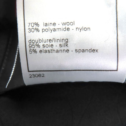 ◇chanel Vintage 03C P20548 P20413 Wool Matelasse Tweed Setup Suit With Coco
