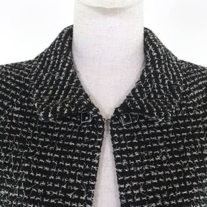 ◇chanel Vintage 03C P20548 P20413 Wool Matelasse Tweed Setup Suit With Coco