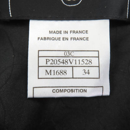 ◇chanel Vintage 03C P20548 P20413 Wool Matelasse Tweed Setup Suit With Coco