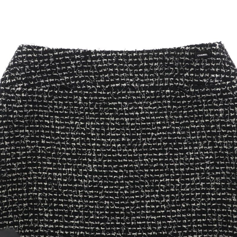 ◇chanel Vintage 03C P20548 P20413 Wool Matelasse Tweed Setup Suit With Coco
