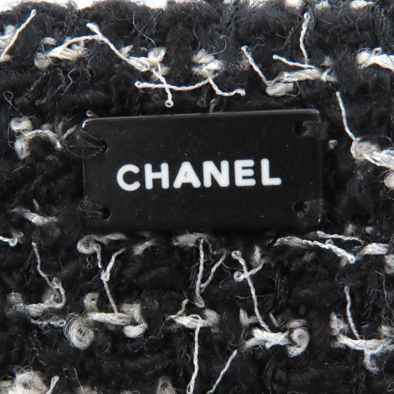 ◇chanel Vintage 03C P20548 P20413 Wool Matelasse Tweed Setup Suit With Coco