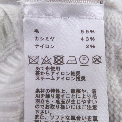 □hermes 22AW Cashmere Blend Chimayo Ortega Pattern Long Sleeve Sweater Knit