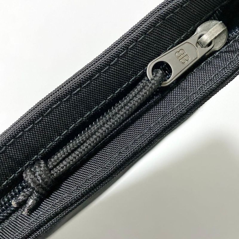 Balenciaga Explorer Logo Clutch Black